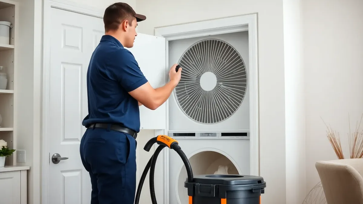 Professional home dryer vent cleaning service — Pro-Fresh Houston