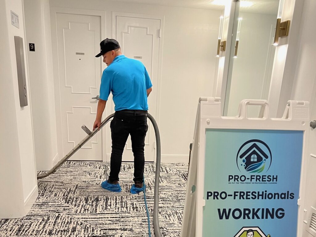 Pro-Fresh Houston air duct cleaning equipment in action, ensuring a clean and healthy environment.