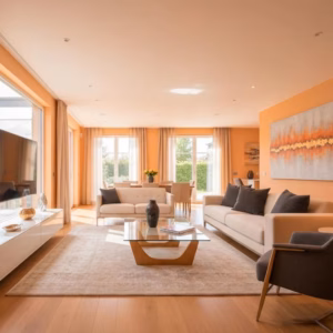 Professional air duct cleaning equipment including negative air machines and vacuums in a Houston home