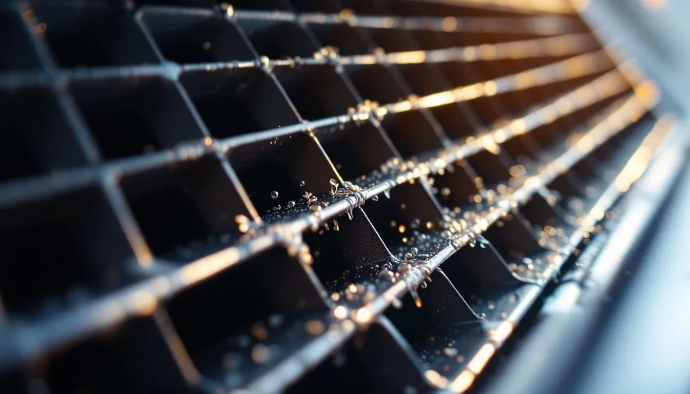 Industrial duct cleaning equipment in use at a Houston facility